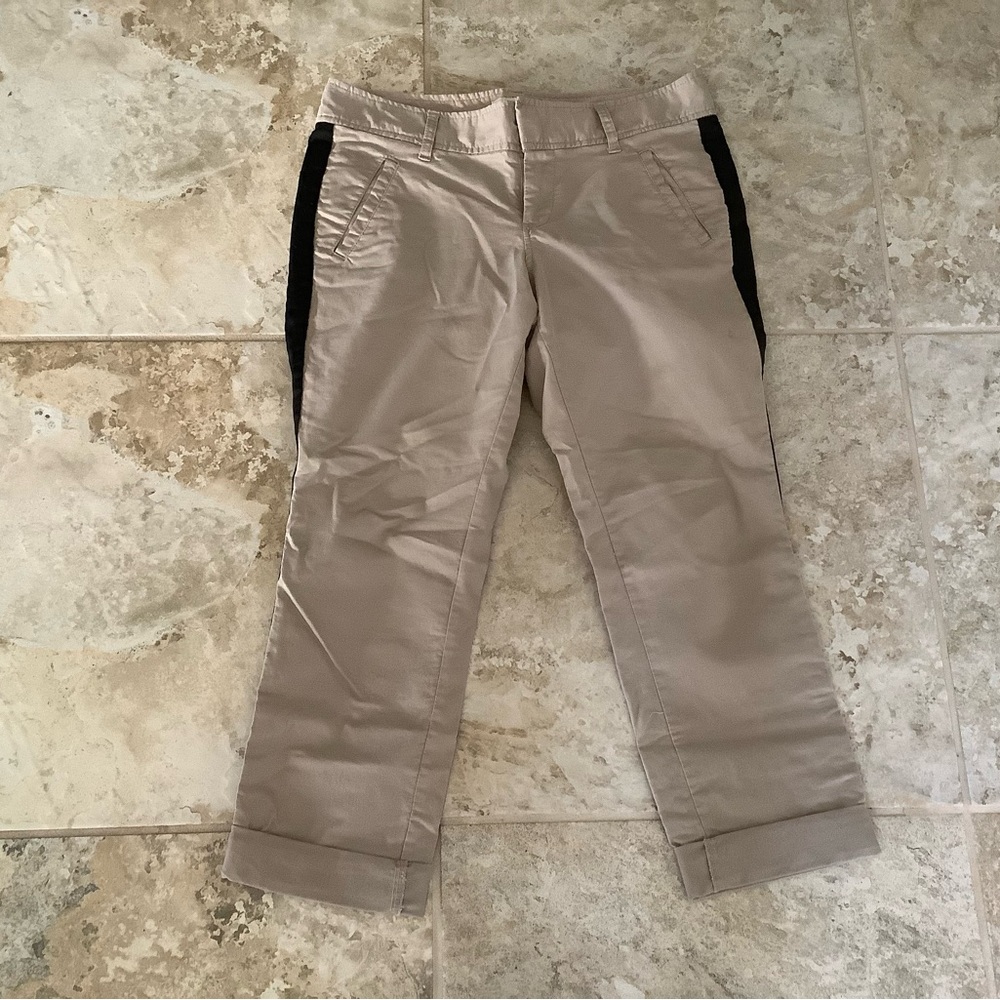 Old Navy Straight Leg Pants - Tan and Black